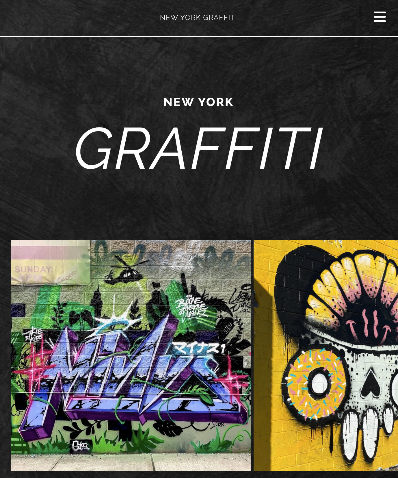 Graffiti Microsite